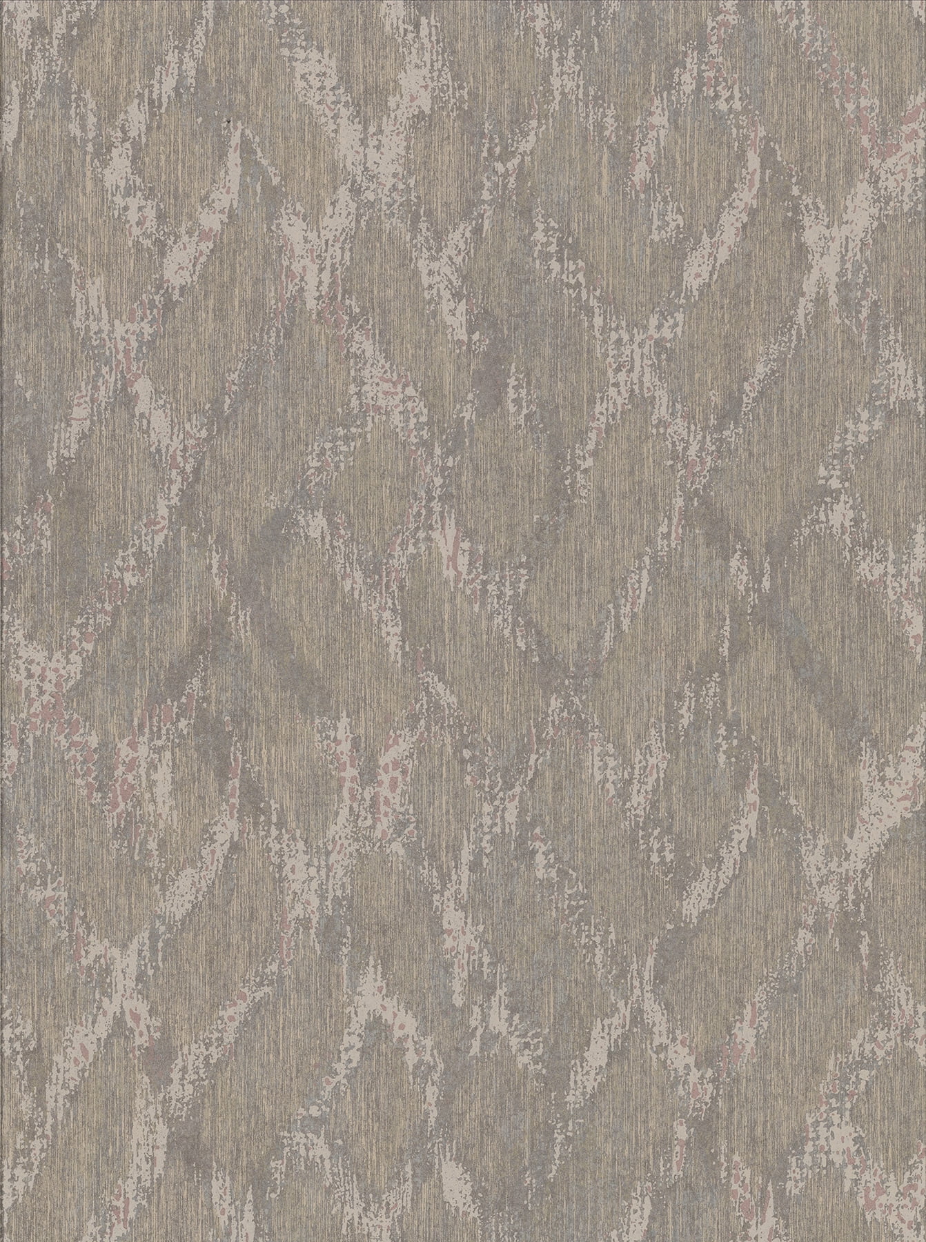 Brewster Bunter Light Brown Distressed Geometric Wallpaper, 21-in by 33-ft, 57.8 sq. ft