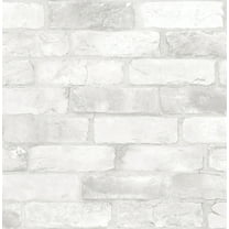 Brewster Cody Light Grey Reclaimed Bricks Wallpaper