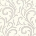 thumbnail image 1 of Brewster Damask Sage Hucklebee Wallpaper, 20.5-in by 33-ft, 56.4 sq. ft, 1 of 3
