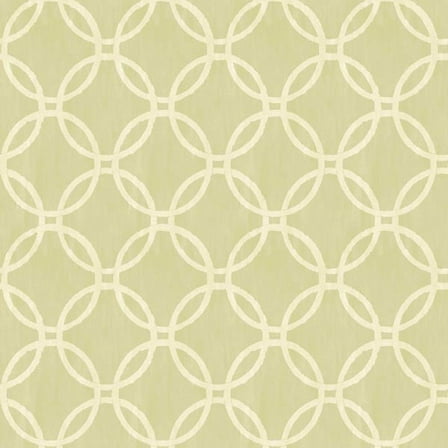 Brewster Eaton Light Green Geometric Wallpaper