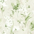 thumbnail image 1 of Brewster Floral Green Driselle Wallpaper, 20.5-in by 33-ft, 56.4 sq. ft, 1 of 3