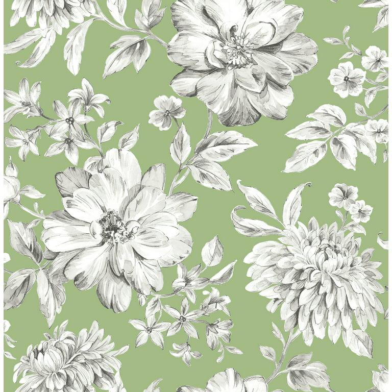 light green flowers wallpaper