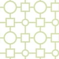 thumbnail image 1 of Brewster Geometric Green Geovine Wallpaper, 20.5-in by 33-ft, 56.4 sq. ft, 1 of 4