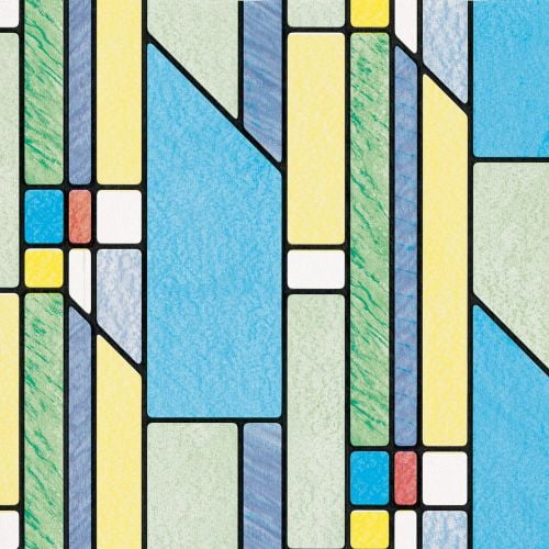 Brewster Geometrics Peel and Stick Window Film