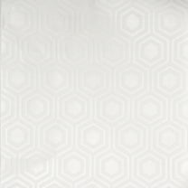 Brewster Hive White Geometric Paintable Unpasted Vinyl Wallpaper, 20-in by 33-ft, 55 sq. ft.