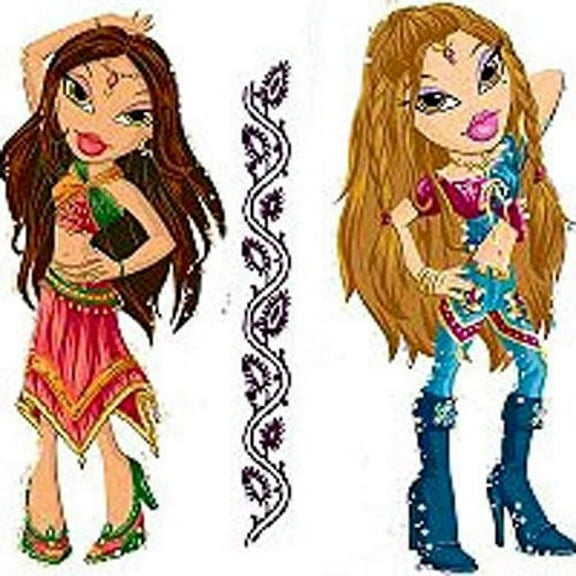 Brewster Home Fashions 12440206 Bratz Genie Magic Self-stick Wall Accent Stickers Set