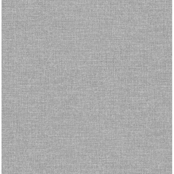 Brewster Home Fashions Glen Dark Grey Linen Wallpaper