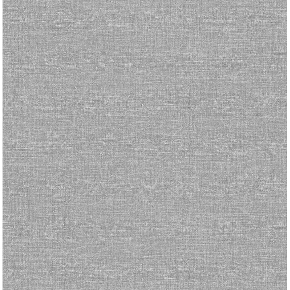 Brewster Home Fashions Glen Dark Grey Linen Wallpaper