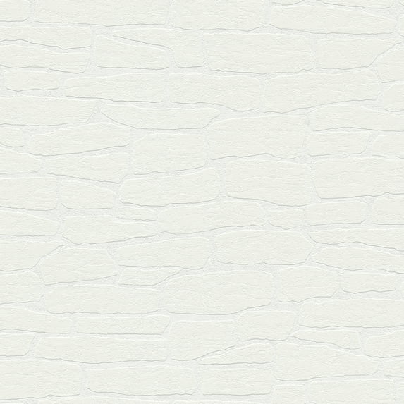 Brewster Home Fashions Pieter White Stone Paintable Wallpaper