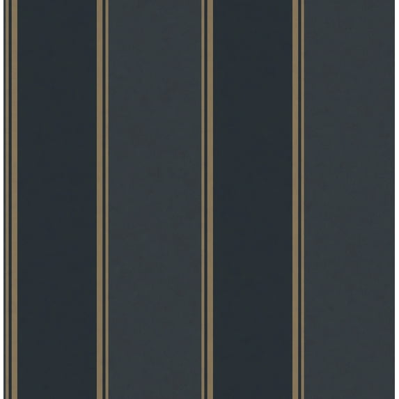 Brewster Home Fashions Rydia Blue Stripe Wallpaper