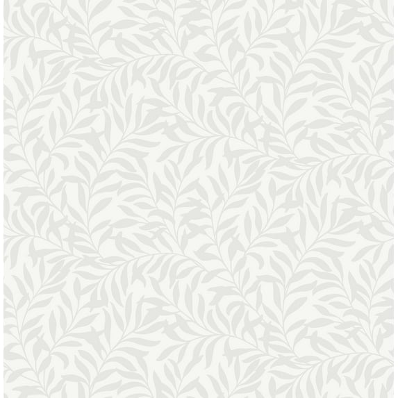 Brewster Home Fashions Salix Silver Leaf Wallpaper