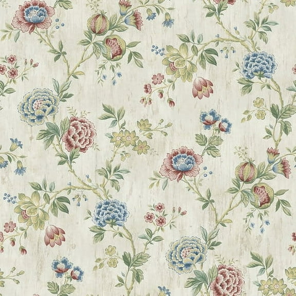 Brewster Home Fashions The Cottage Chrysanthemum 33' x 20.5'' Floral Wallpaper
