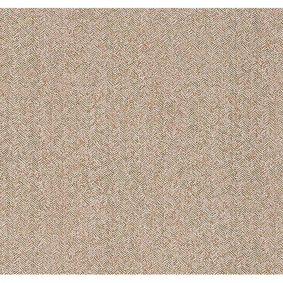 Brewster Hound Taupe Herringbone Wallpaper, 20.5-in by 33-ft, 56.4 sq. ft