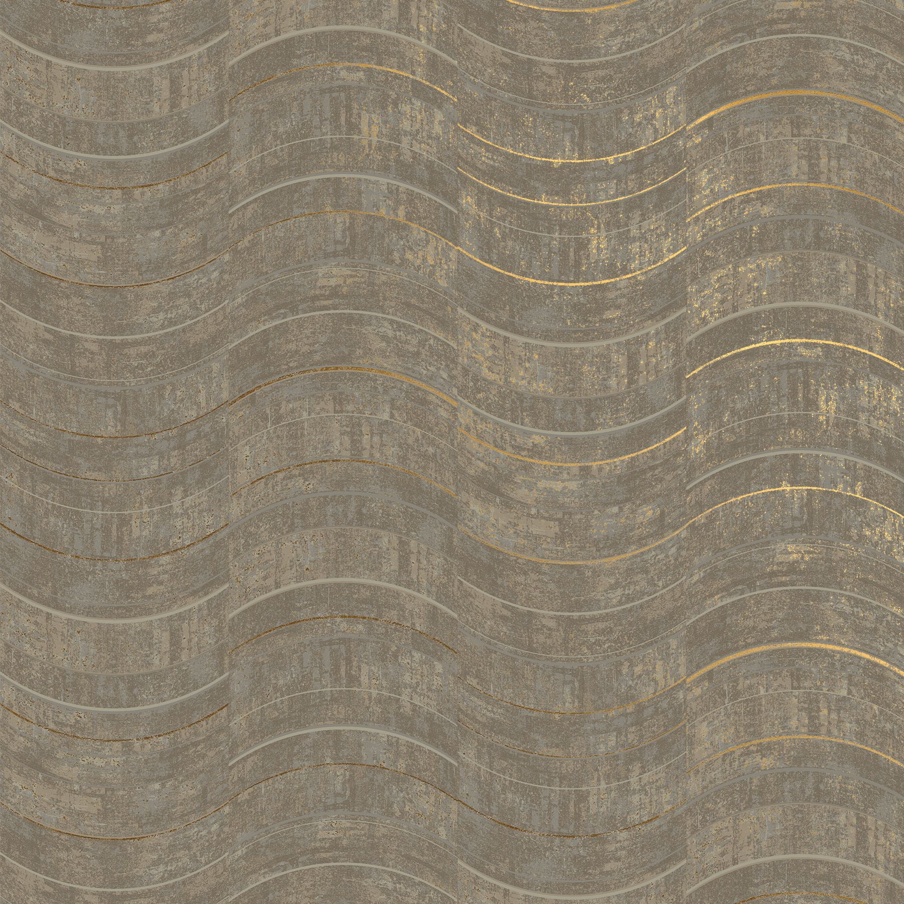 Brewster Hydra Light Grey Geometric Wallpaper