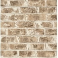 thumbnail image 1 of Brewster Jomax Neutral Warehouse Brick Paste The Wall Non Woven Wallpaper, 20.5-in by 33-ft, 56.4 sq. ft., 1 of 4