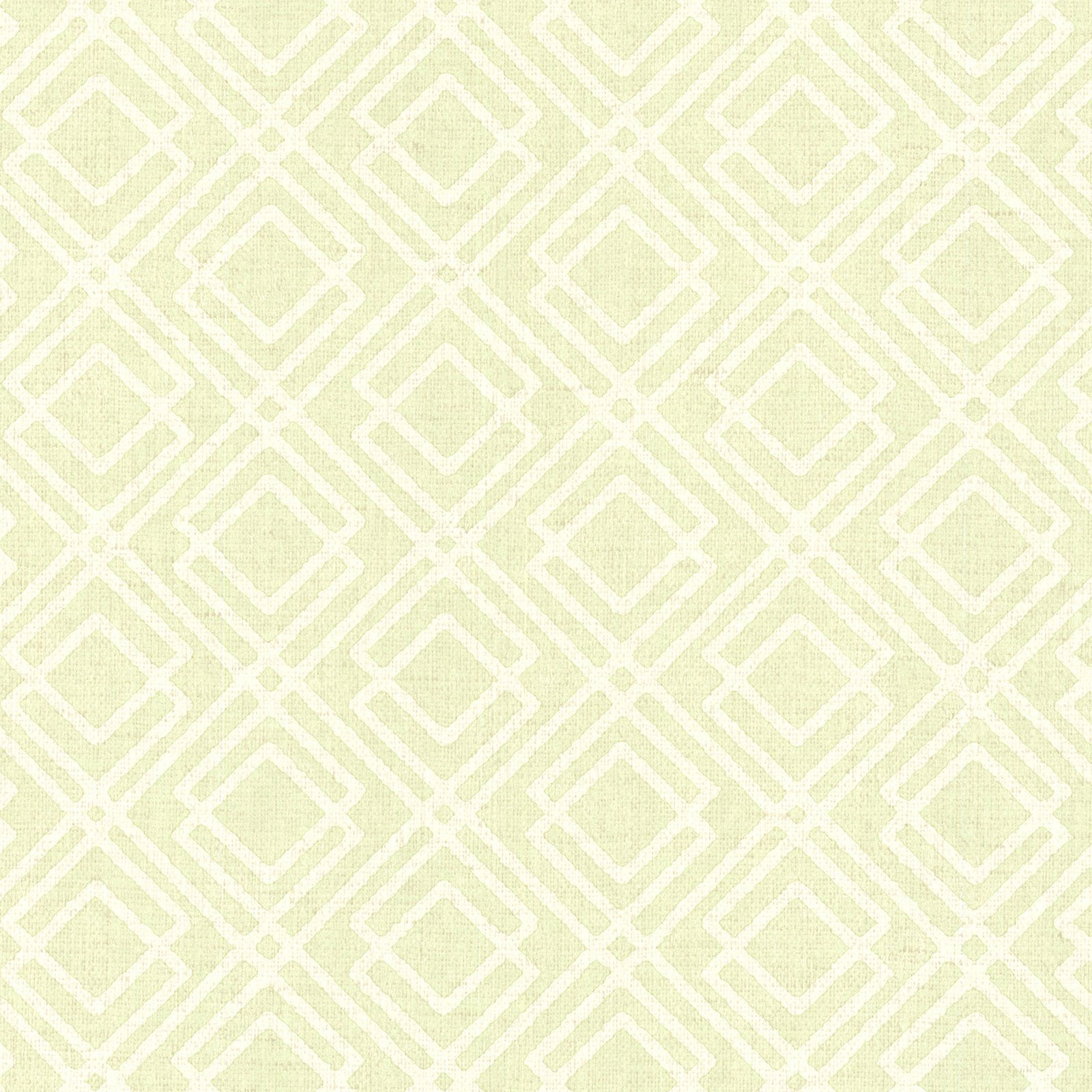 Brewster Lattice Green Milly Wallpaper