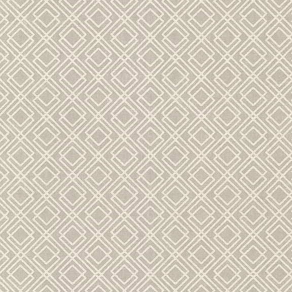 Brewster Lattice Grey Milly Wallpaper