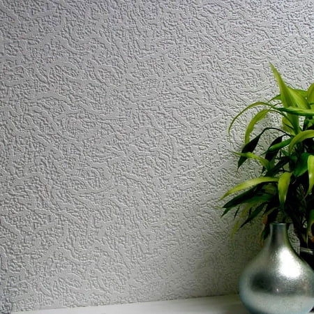 Brewster Leigham Paintable Textured Vinyl Wallpaper, 20.9-in by 33-ft, 57.5 sq. ft