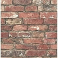 thumbnail image 1 of Brewster Loft Red Brick Unpasted Non Woven Wallpaper, 20.5-in by 33-ft, 56.4 sq. ft., 1 of 4