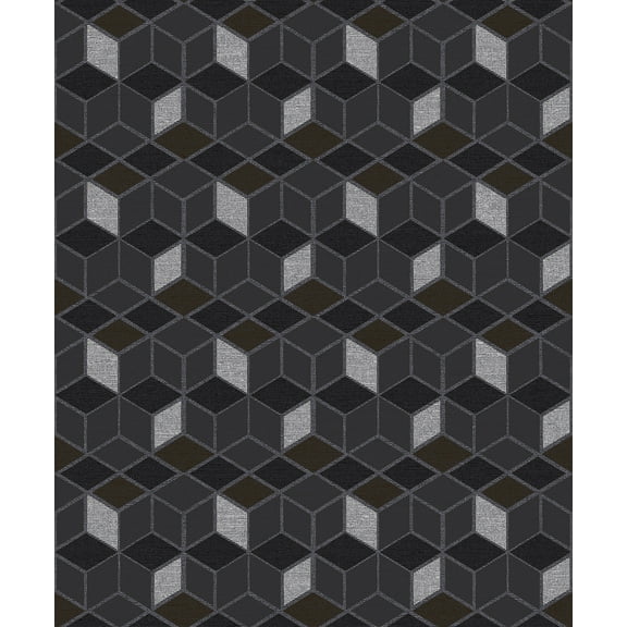 Brewster Ludisia Brown Brushstroke Texture Wallpaper, 20.5-in by 33-ft long roll