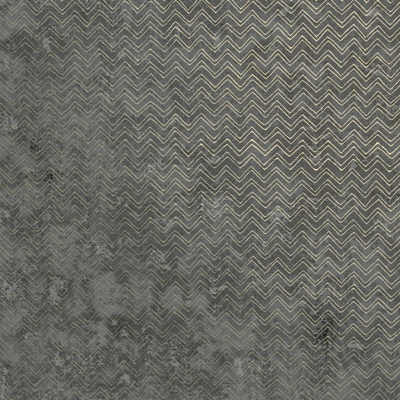 Brewster Luna Charcoal Distressed Chevron Wallpaper