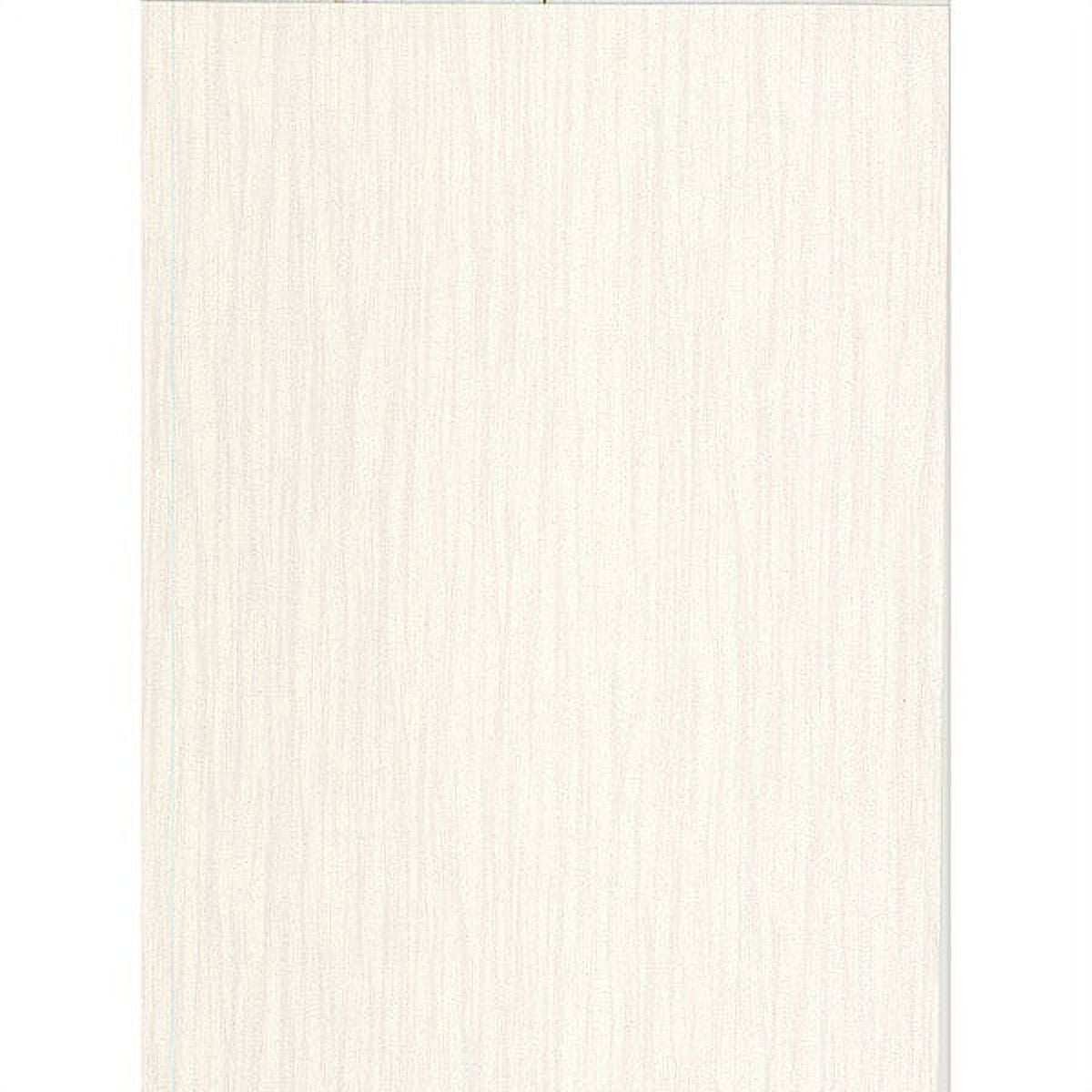 Murano Platinum Textured White Vinyl Wallpaper, 20.5-in by 33-ft