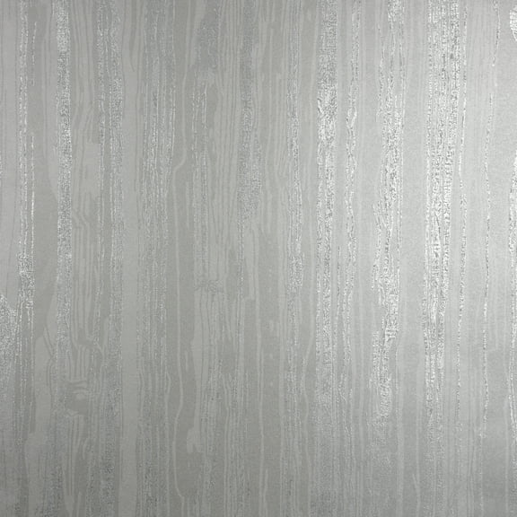 Brewster Nova Silver Faux Wood Wallpaper