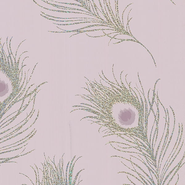 Brewster Peacock Purple Peacock Wallpaper - Walmart.com