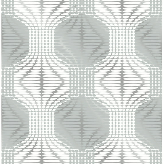 Brewster Phaius Green Trellis Wallpaper, 20.5-in by 33-ft long roll