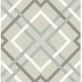 thumbnail image 1 of Brewster Saltire Taupe Geometric Unpasted Nonwoven Wallpaper, 20.5-in by 33-ft, 56.4 sq. ft., 1 of 3