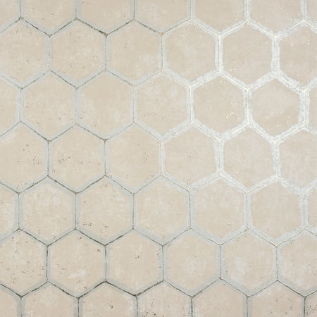 Brewster Starling Copper Honeycomb Wallpaper