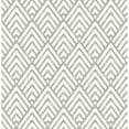 thumbnail image 1 of Brewster Vertex Taupe Diamond Geometric Wallpaper, 1 of 4
