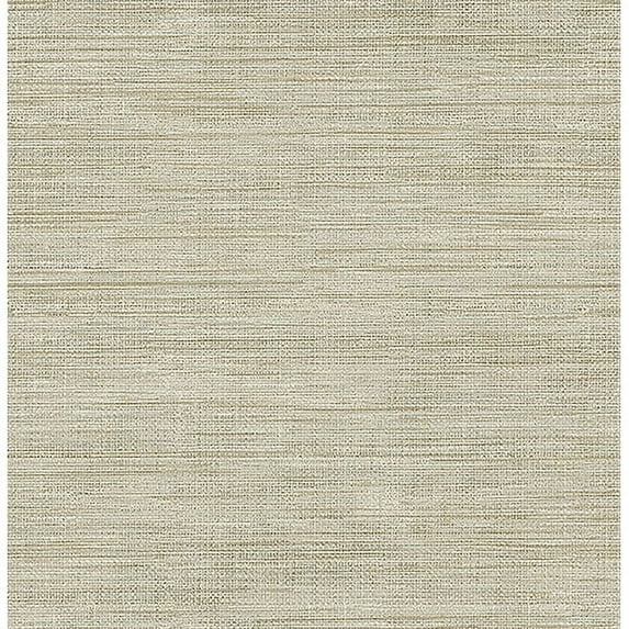 Brewster Woven Beige Faux Grasscloth Unpasted Non Woven Wallpaper, 20.5-in by 33-ft, 56.4 sq. ft.