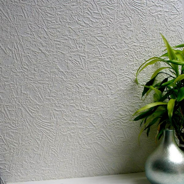 Brewster Zircon Paintable Textured Vinyl Wallpaper