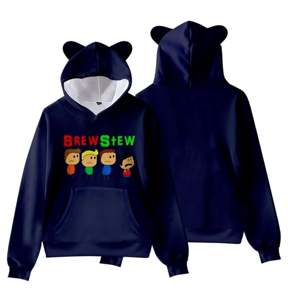 Brewstew Cat Ear Hoodie Women Long Sleeve Hooded Sweatshirt Pullover Clothes