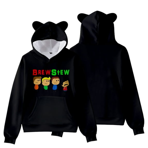 Brewstew Cat Ear Hoodie Women Long Sleeve Hooded Sweatshirt Pullover Clothes