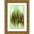 thumbnail image 1 of Brey 16x24 Gold Ornate Wood Framed with Double Matting Museum Art Print Titled - Pond Reflections III, 1 of 4