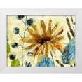 thumbnail image 1 of Brey 32x25 White Modern Wood Framed Museum Art Print Titled - Textured Floral I, 1 of 4