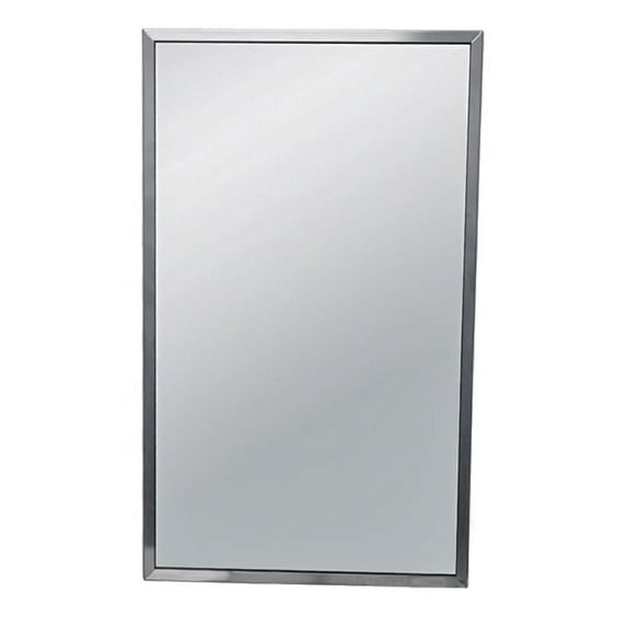 Brey-Krause Commercial Mirror, 24"(W) x 36"(H), Wall Mounted