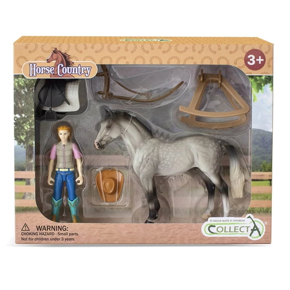 Breyer #84245 CollectA Western Rider and Horse Set - Brand New!