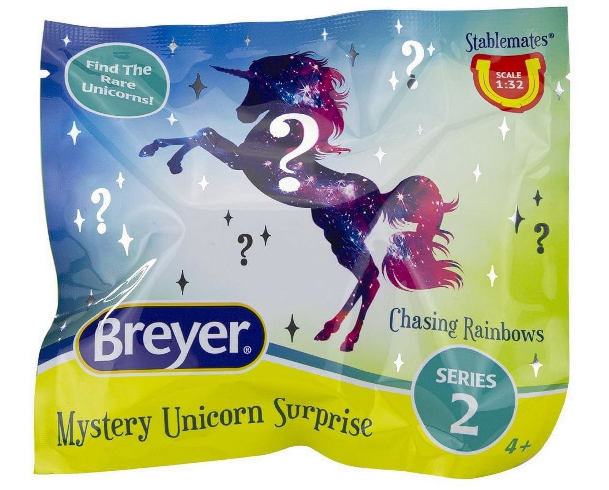 Breyer Chasing Rainbows Unicorn Surprise Action Figure Set