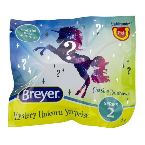 Breyer Chasing Rainbows Unicorn Surprise Action Figure Set