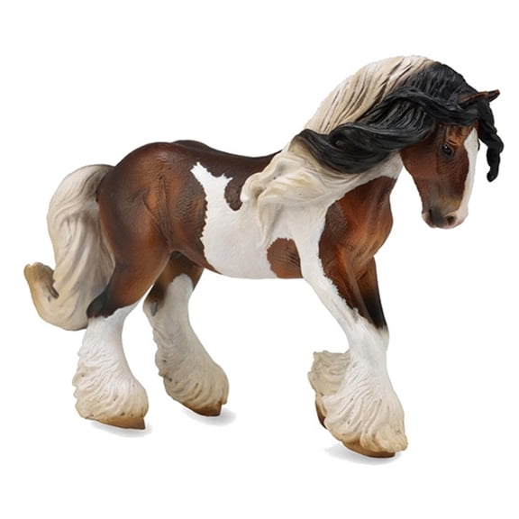 Breyer CollectA 1:18 Scale Model Horse | Tinker Stallion Piebald