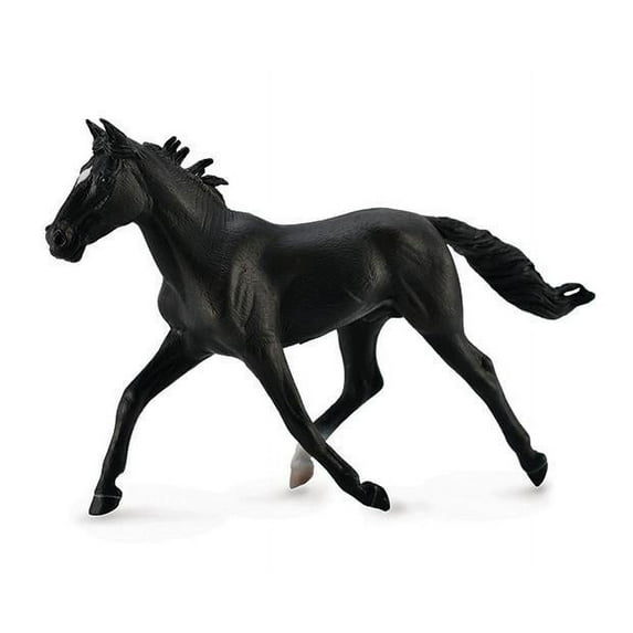 Breyer CollectA Series Black Standardbred Pacer Stallion Model Horse