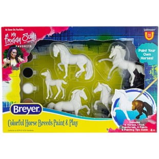 Breyer Colorful Horse Stablemates 1:32 Scale Paint Art & Craft Kit (14 Pieces)