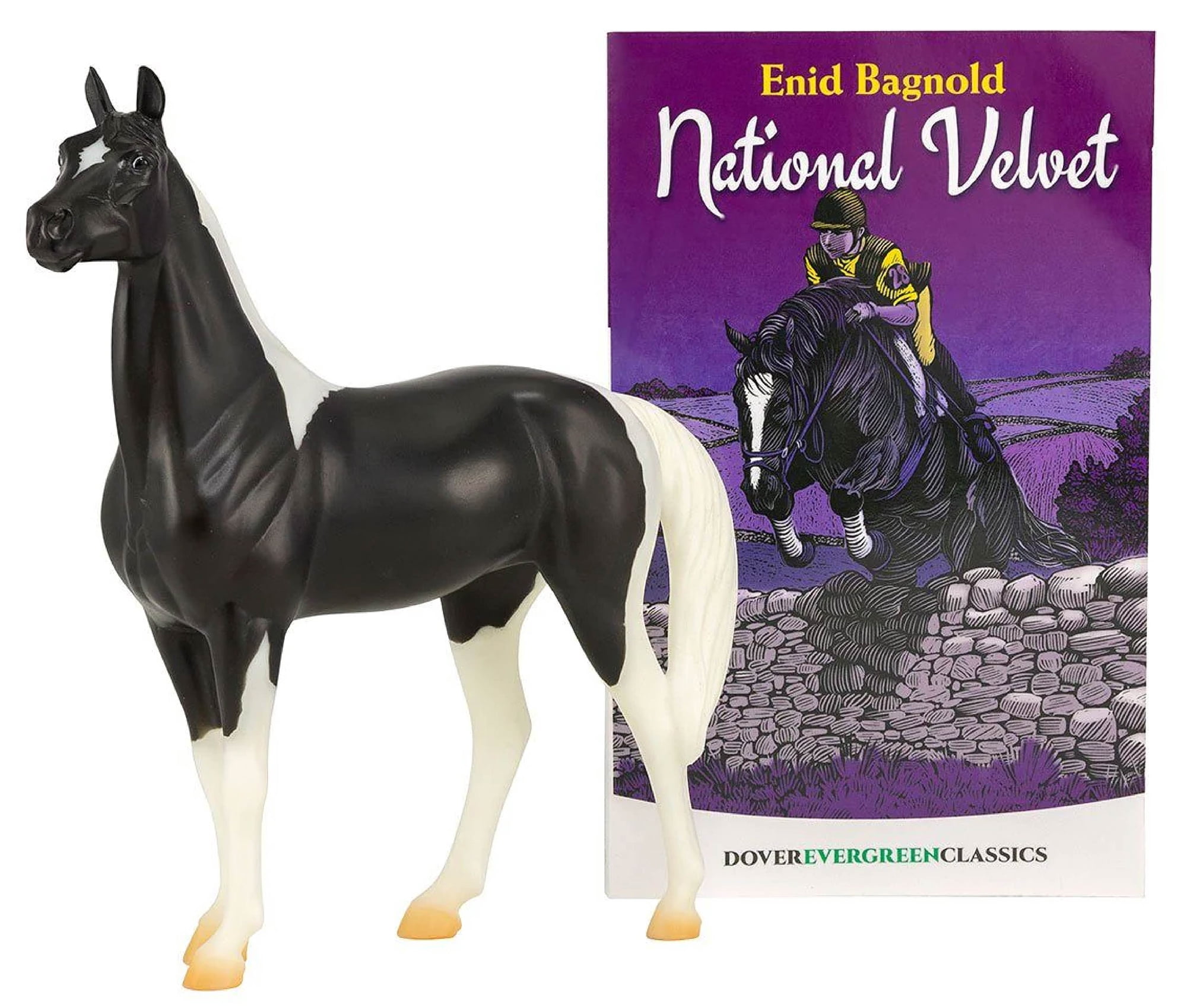 Breyer Freedom Series National Velvet Horse and Book Set - 1:12 Scale Freedom Horse