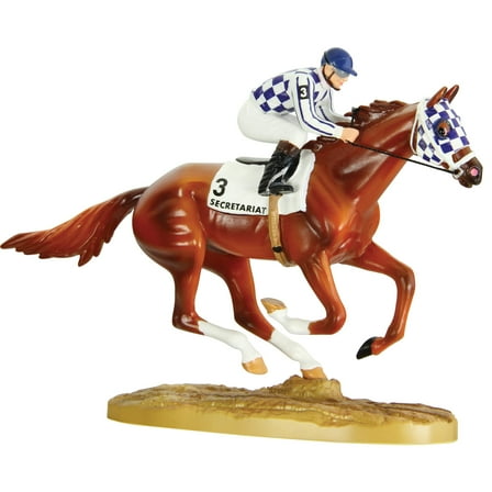 Breyer Horse 50th Anniversary Triple Crown Winner Secretariat and Jockey Figurine