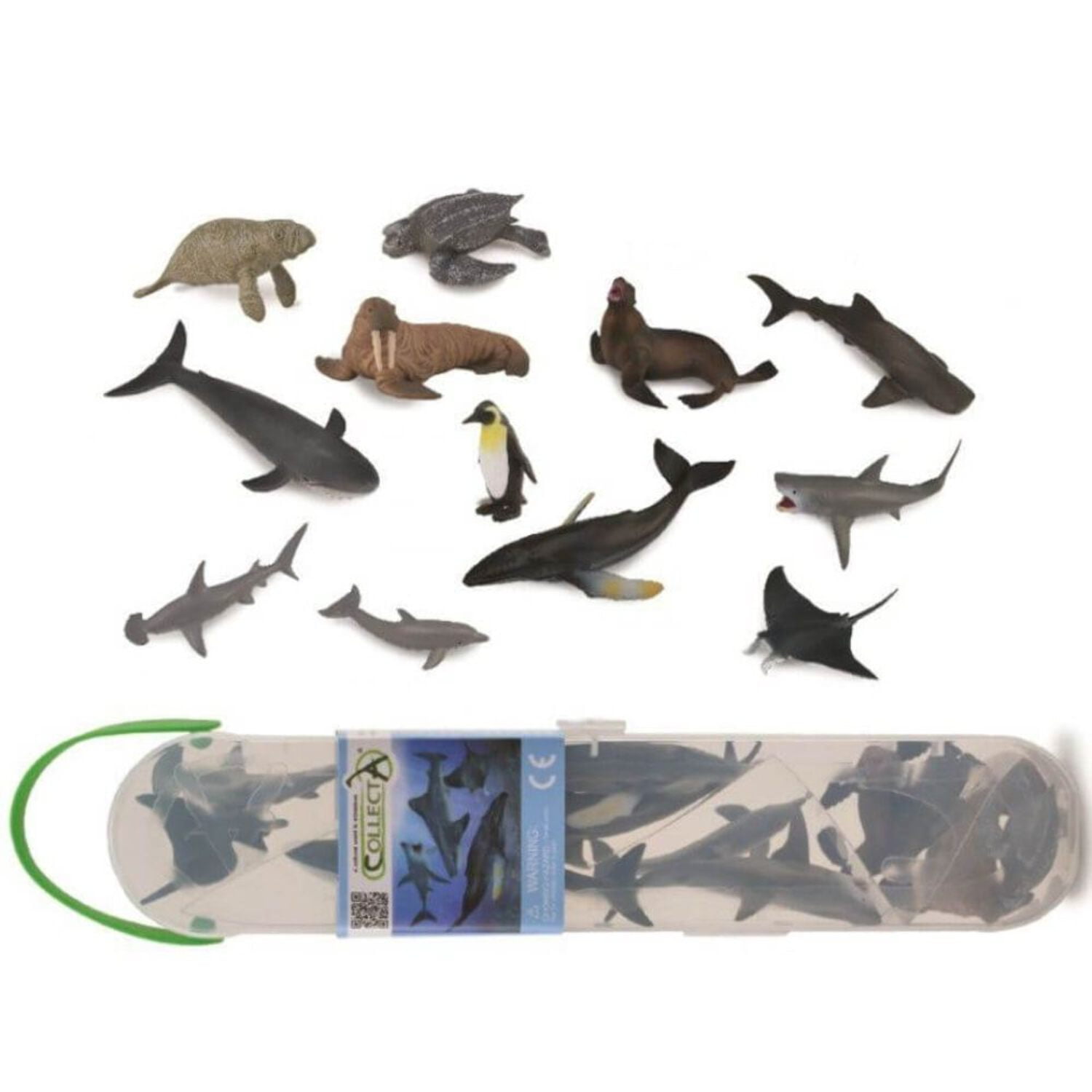CollectA Mini Sea Animal Set with Vinyl Figures