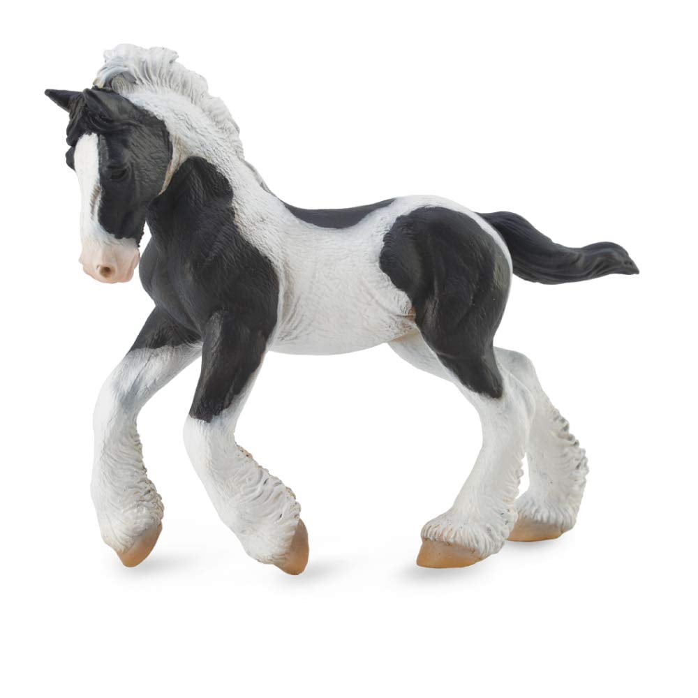 Breyer Horses Corral Pals Black and White Gypsy Vanner Foal #88770