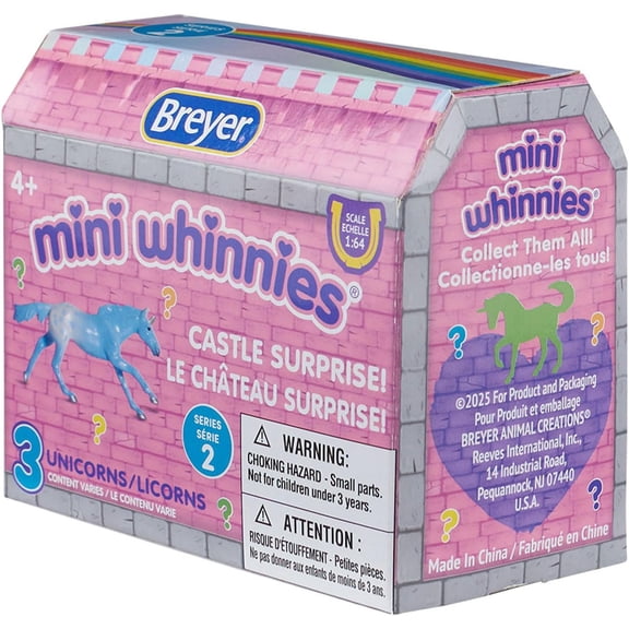 Breyer Horses Mini Whinnies Castle Surprise 3 Unicorns Random Assortment Unicorns #B-MW-10054